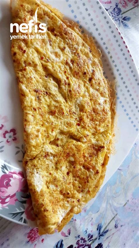 sade omlet tarifi 1 kişilik